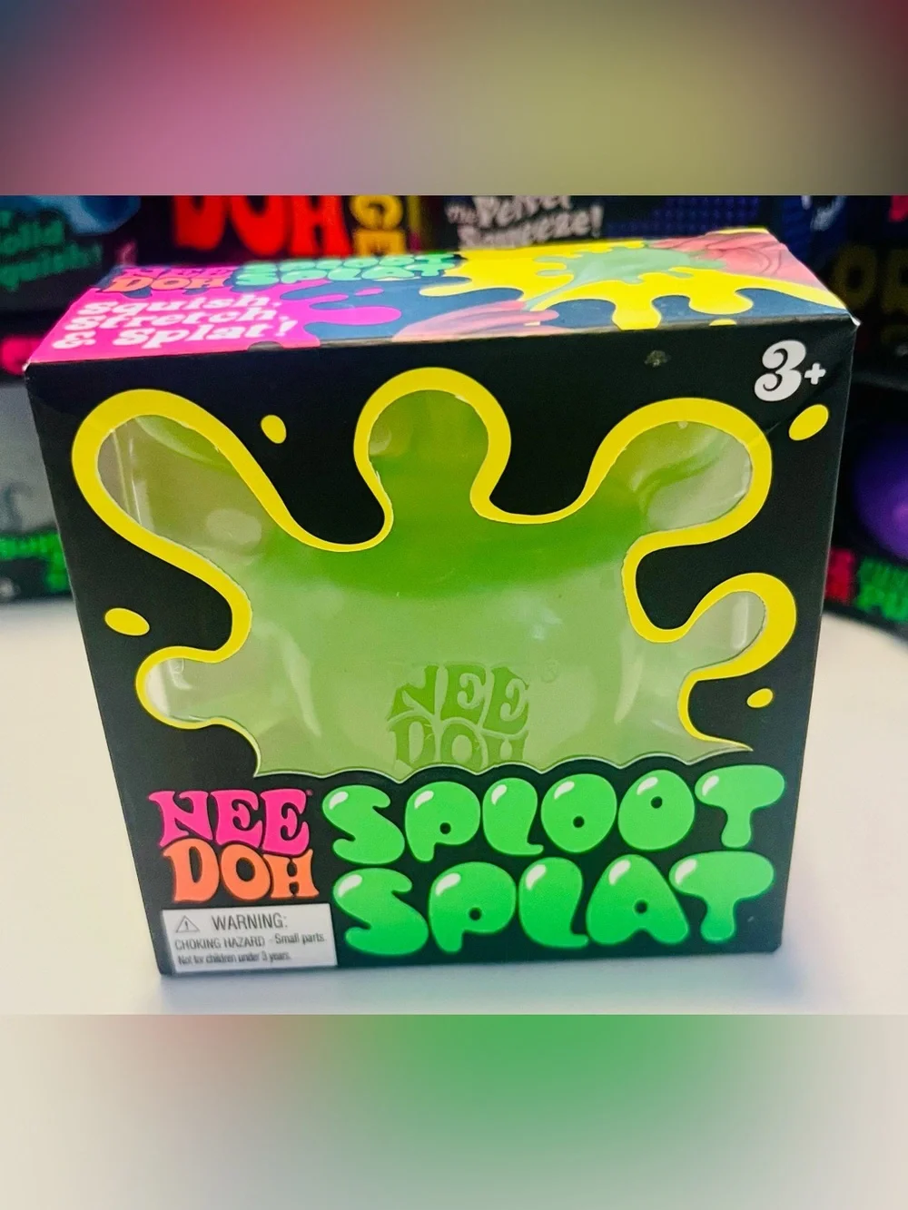 NeeDoh Sploot Splat Green Stress Toy